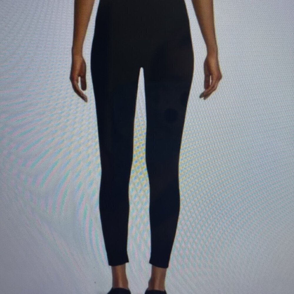 VINCE black High-Waist Seamless Leggings size Small